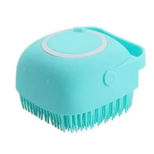 TPR Soft Pet Bath Brush Dog Cat Massage Scrubber Thermoplastic Rubber Pet Grooming Cleaning Shower Washing Tool