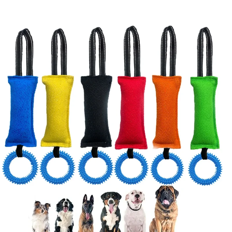 Tear-resistant Fabric for Training Dogs Multi-color Biting Sticks Interactive Pet Toys Supplies for Training German Shepherds