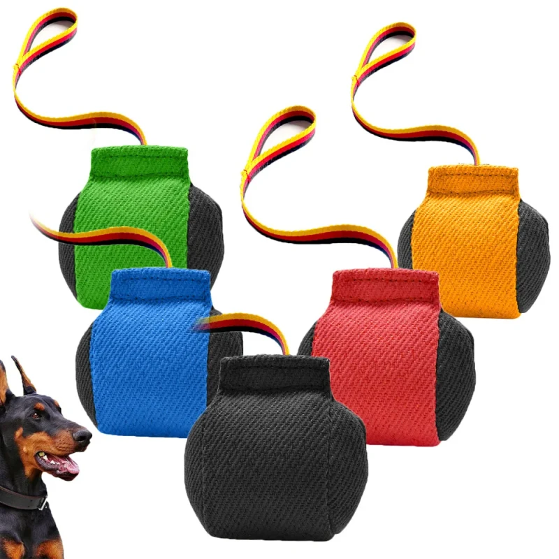 Tear-resistant square Bite Package Dog Training square Ball Bite Grinding Bite Interactive Dog Training Toys Pet Supplies