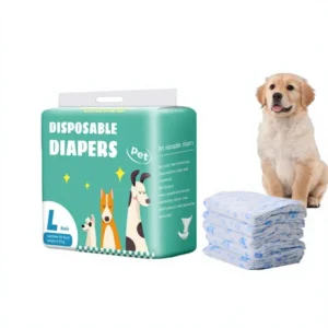 Teddy Dog Diapers Disposable Nonwoven Fabric Pet Potty Training Pants for Female Dogs Puppy Menstrual Period Use
