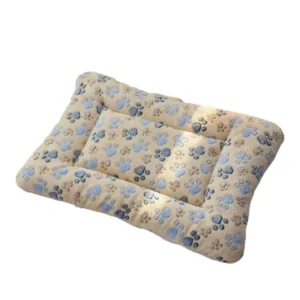 Thick Collapsible Cartoon Double Sided Winter Warm Soft Plush Pet Bed Mat for Dogs & Cats Washable Sleeping Pad