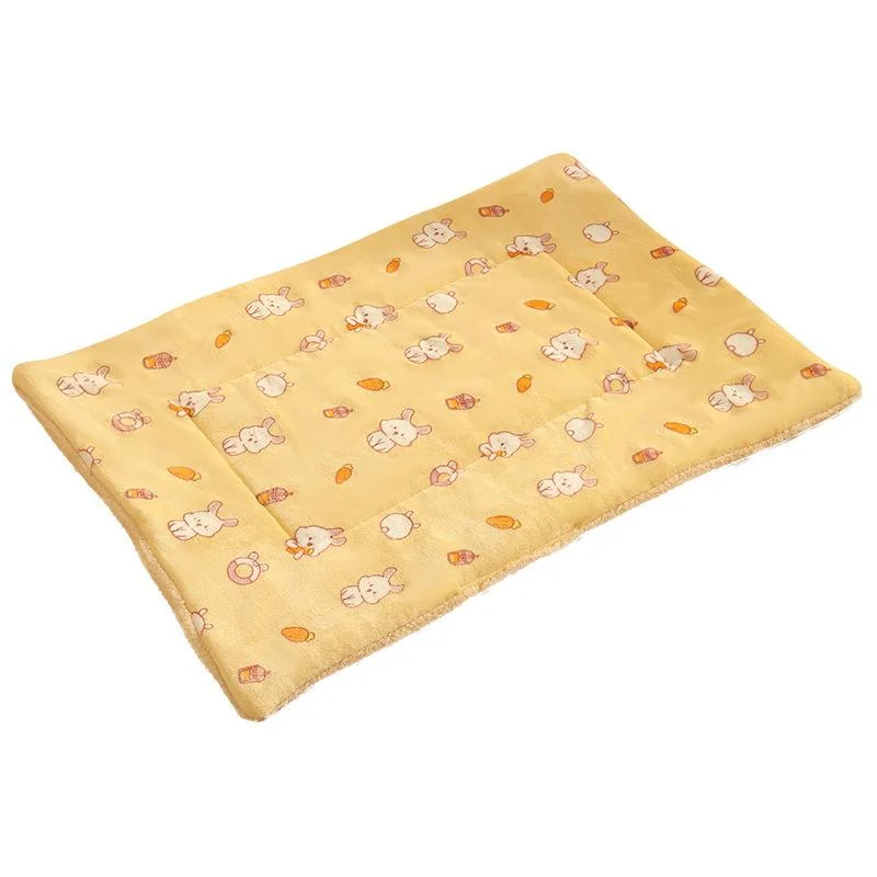 Thick Collapsible Winter Pet Bed & Sleeping Mat Eco Friendly Cloth Animal Pattern for Dogs Cats Multi functional All Season Use