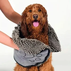 Thickened Chenille Large Size Microfiber Pet Towels Quick Dry Rectangle Bath Cleaning Towels for Dogs Extra Soft Plush