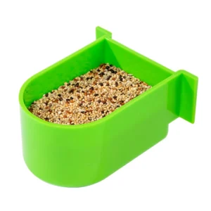 Thickened Large Bird Food Bowl Parrot Breeding Cage Accessories Essential Bird Supplies Including Food Trough and Cage