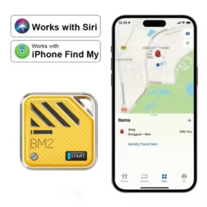 Tituo New Smart Plastic Tag Tracker Key & Item Locator with GPS Navigation Anti-Lost Device for Wallet Luggage & Pets Works IOS