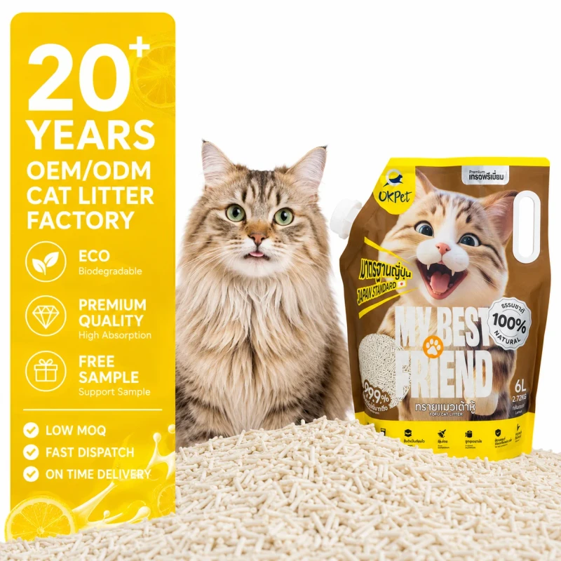 Tofu Cat Litter 2.72kg 4.54kg 9.08kg Biodegradable Flushable 100% Natural Strong Clumping Non Stick Eco Low Dust