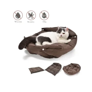 Top Quality Cat Bed Manufacturer New Pet Bed Accessories 3 Ways Use Pet Dog Cat Bed Cushion Backrest Sofa Round Nest