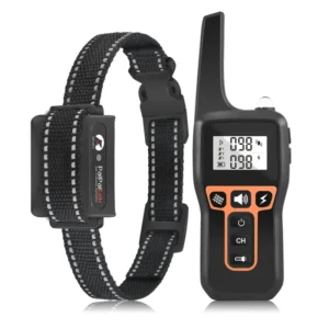 Training Dog Collar Anti Bark Collar Adjustable TPU Strap Dog Remote Training Dog Collar