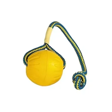 Training Pet Chew Toy Rope Bite Pull Ring Interactive EVA Floating Foam Dog Toys Ball