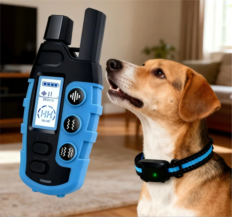 Training Smart Dog Bark Collar Anti Bark Remote Control Rechargeable Waterproof Eco-Friendly Nylon Plastic Humane