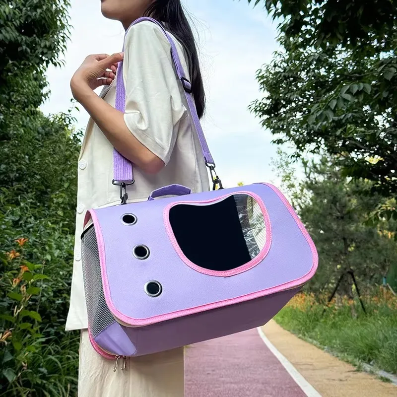 Transparent Window Large Pet Carrier Bubble Cat Backpack with Breathable Feature for Cat and Dog Walk