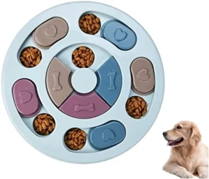 Treat Dispensing Dog Enrichment Toys for IQ Training and Brain Stimulation Interactive Mentally Stimulating Toys