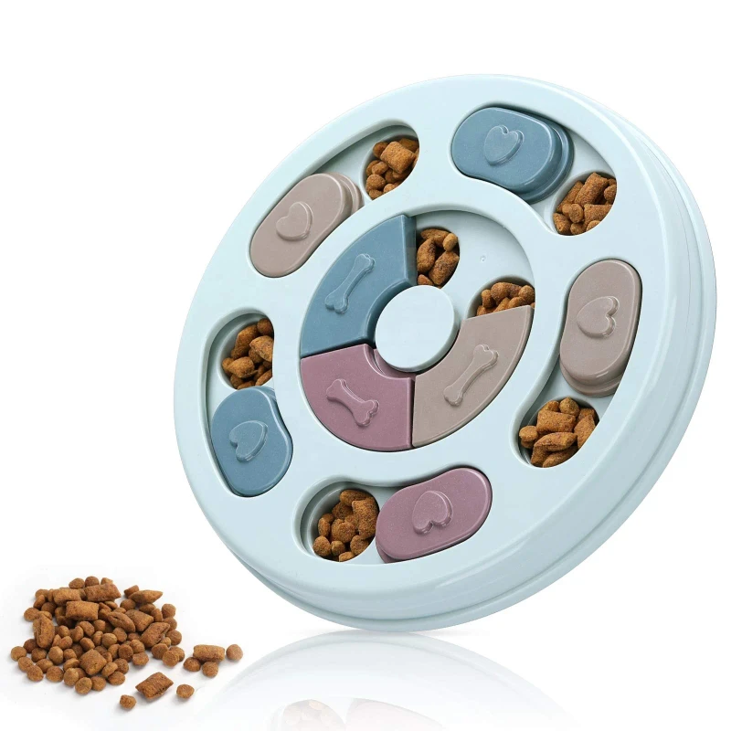 Treat Dispensing Dog Enrichment Toys for IQ Training and Brain Stimulation Interactive Mentally Stimulating Toys