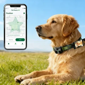 USMILEPET New Arrival Smart Pet Collar Pet GPS Tracker With Heart Rate Blood Oxygen and Blood Pressure Monitoring for Dog Cat
