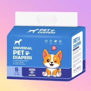 Ultra Absorbent ODM OEM Custom High Quality Leak Proof Xxl Cover Small Breed Female Male Disposable Pet Dog Diapers