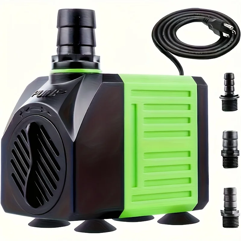 Ultra Quiet 550GPH Submersible Water Pump Adjustable Flow for Pool Aquarium Fish Tank Outdoor Fountain Hydroponics Stocked!