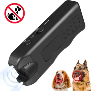Ultrasonic Anti Barking Device Handheld Portable Outdoor Dog Repelling Bite Preventing Bark Stopping Customizable