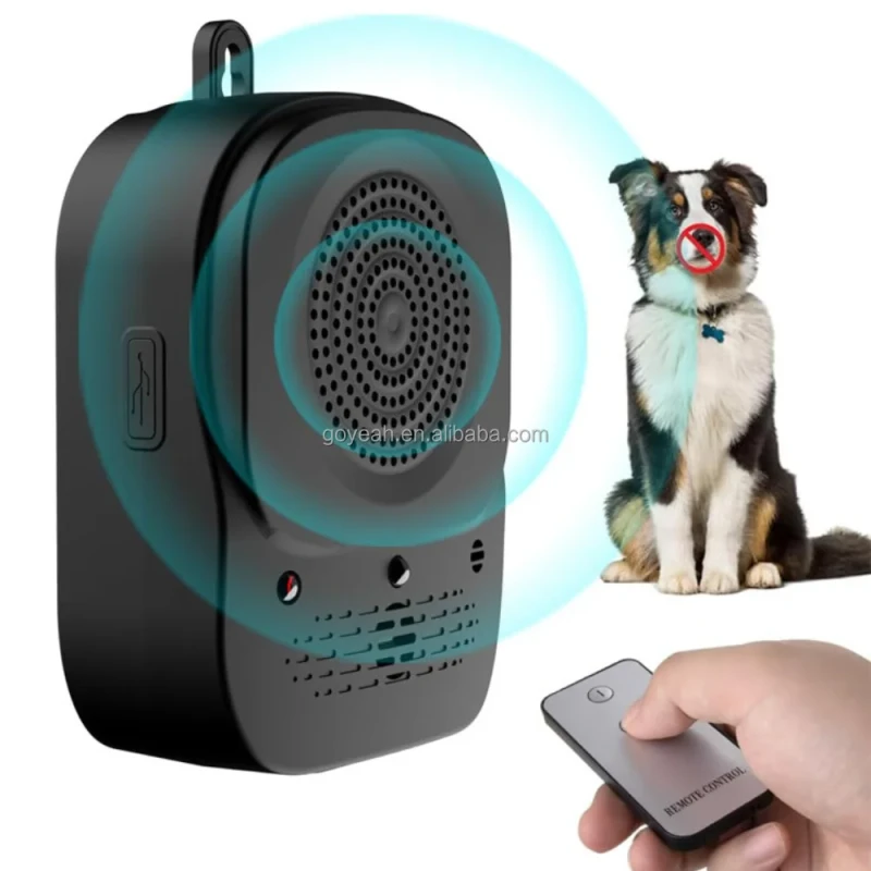 Ultrasonic Anti Dog Barking Device 4 Modes Rechargeable Dog Bark Control Deterrent Devices