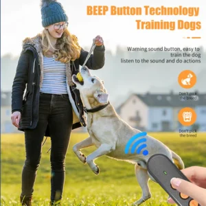 Ultrasonic Dog Bark Control Device Smart Anti Barking Trainer Pet Training Device Behavior Correction Tool