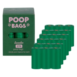 Unscented Biodegradable Poop Bag Dog Waste Pick Up Pet Waste Disposal Supplies