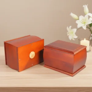 Urn Cremation Unique Reference Funeral Supplies Wooden Animal Pet Urn Funeral Memorial