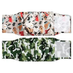 Washable Female Pet Waterproof Diapers for Dogs Highly Absorbent Regular Pet Dog Diaper Reusable Dog Floor Diaper