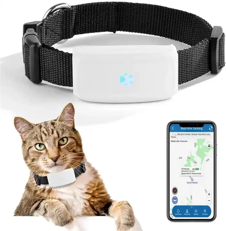 Waterproof Mini Pet GPS Tracker TK911 Anti-Lost Activity Monitor for Real-Time App Tracking for Dogs & Cats