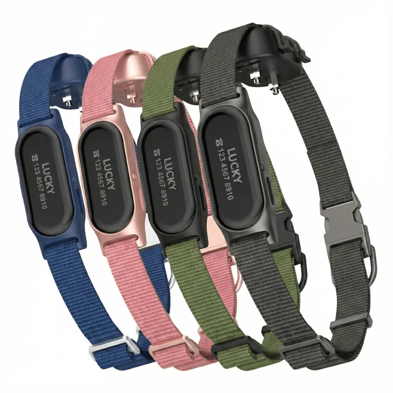 Waterproof Multi-Function Pet Tracker Electronic Nameplate Locator for Pet Monitoring