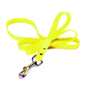 Waterproof PVC Pet Leash for Medium to Large Dogs Hand Free Adjustable D Buckle Convertible Nylon Alloy Dog Lead Striped Pattern