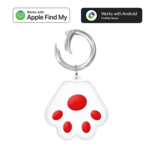 Waterproof Paw Print Smart Tag Finder Key Dog Cat Small Pets Kids Children Students Elder GPS Tracker Locator for iOS & Android