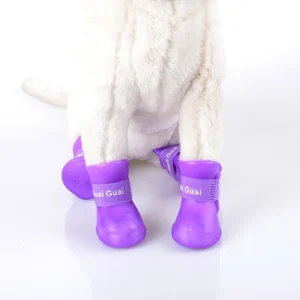 Waterproof Rain Silicone Jelly Color Pet Shoe Socks for Dogs Cats Pet Shoes for Dogs Cat Shoes