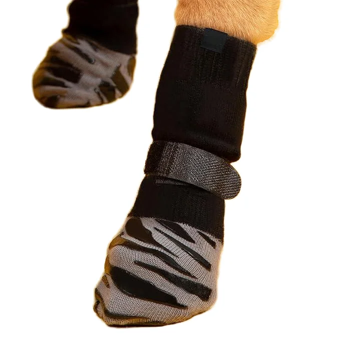 Waterproof and Anti Slip Pet Socks Christmas and Halloween Dog Foot Covers for Small Medium Sized Dogs Cotton Material