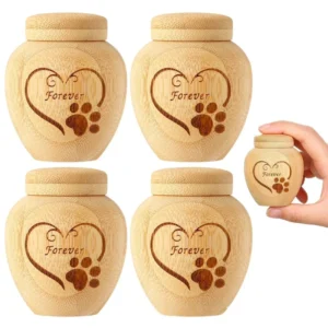 We Produce a Large Number of Rosewood Urns Wooden Cremation Vases for Cat Dog Ashes Pet Body Boxes
