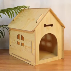 Wood Dog Kennel House Solid Moistureproof Ventilation All Seasons Universal Small Medium Large Indoor Outdoor Pet Dog House