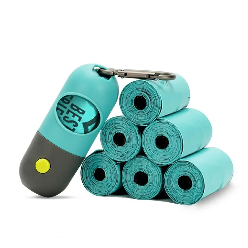 logo Biodegradable Eco Friendly Pet Waste Disposal Pet Logo Custom Printed Dog Poop Bag