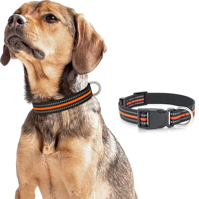 new efficient and durable pet nylon two-color collar with reliable quality