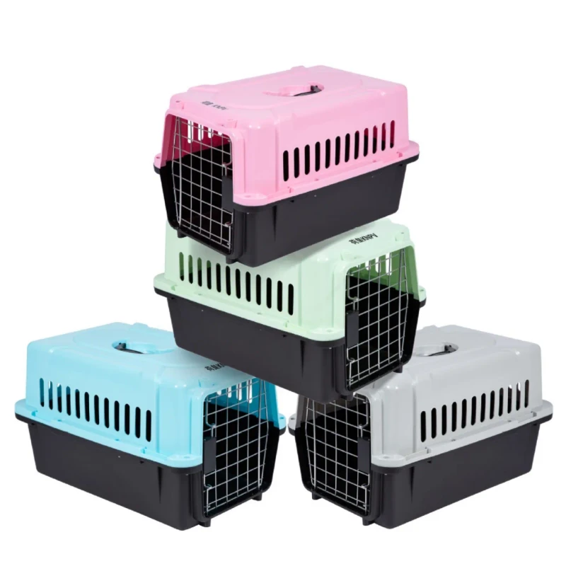 portable cat and dog flight box pet carrying box cat cage dog cage