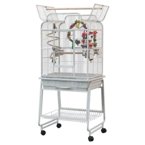 supply large outdoor big size flight powder coated metal wire pet bird parrot breeding cages